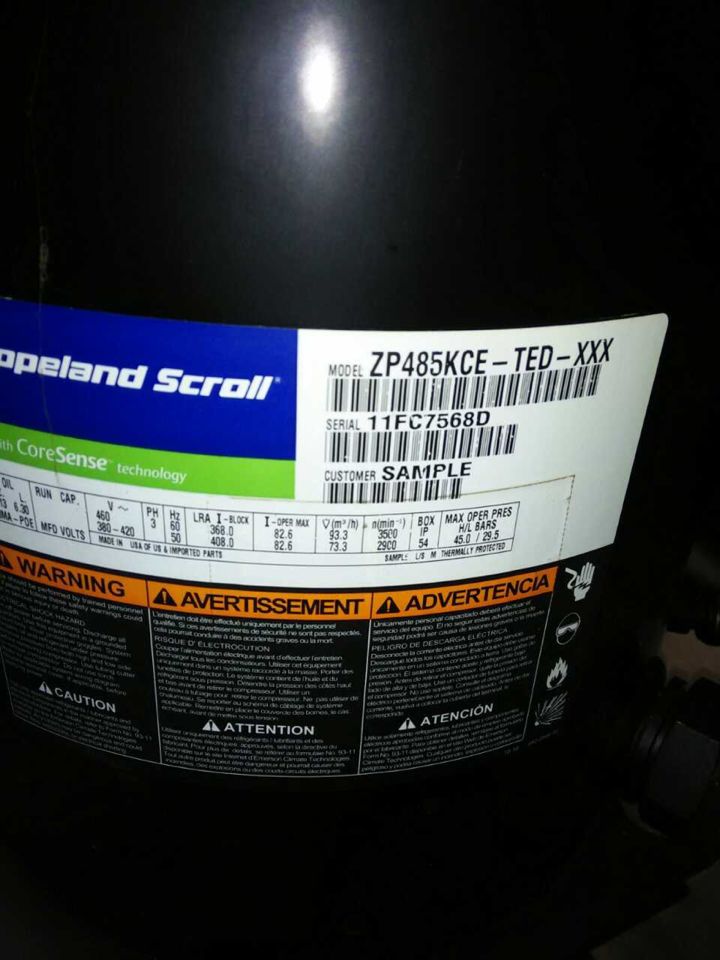 ZP485KCE-TED-XXX ZP485KCE-TFD原裝原裝美國谷輪ZP系列壓縮機批發・進口・工廠・代買・代購