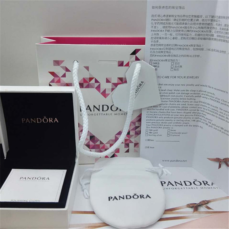 潘多拉首飾盒包裝盒 高檔白色飾品盒 手鏈戒指盒批發工廠,批發,進口,代購