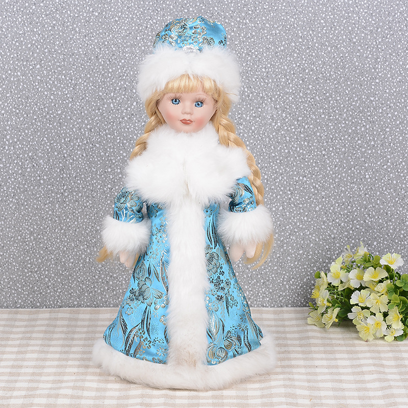 廠傢直銷聖誕場景裝飾品 俄羅斯女孩娃娃擺件聖誕用品批發批發・進口・工廠・代買・代購