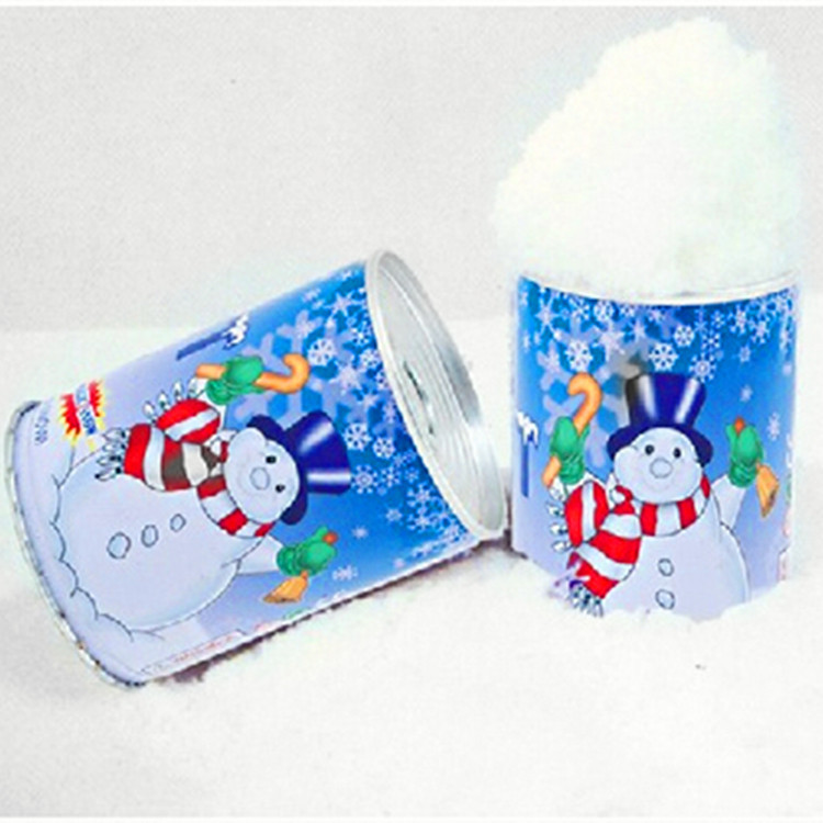 聖誕新年創意禮物 易拉罐人造雪膨脹雪花地攤熱賣新奇特玩具禮品工廠,批發,進口,代購