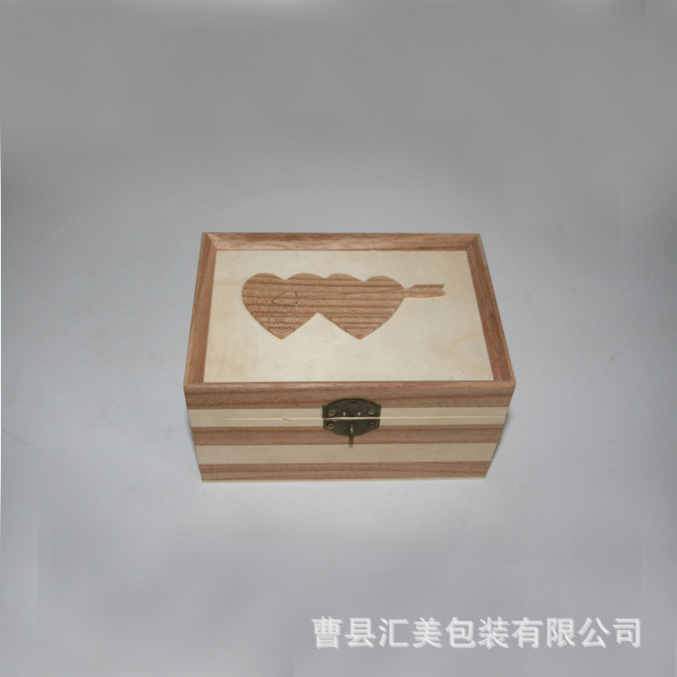 廠傢直銷首飾木盒 翻蓋式木製茶葉盒創意傢居雜物通用飾品包裝盒批發・進口・工廠・代買・代購