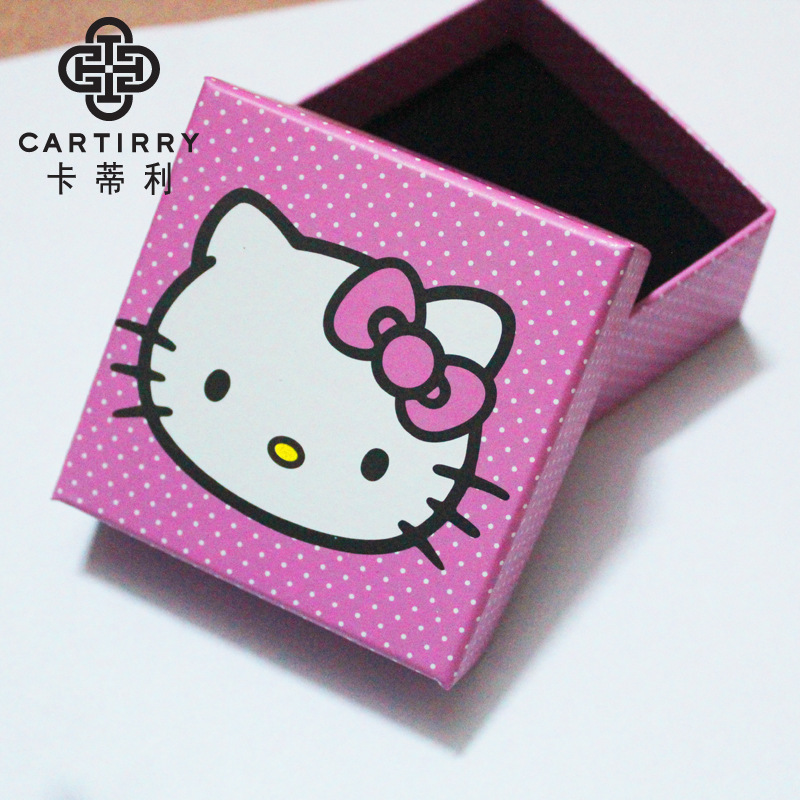 hello kitty盒子 凱蒂貓 飾品項鏈戒指耳釘盒子精美天地蓋批發批發・進口・工廠・代買・代購