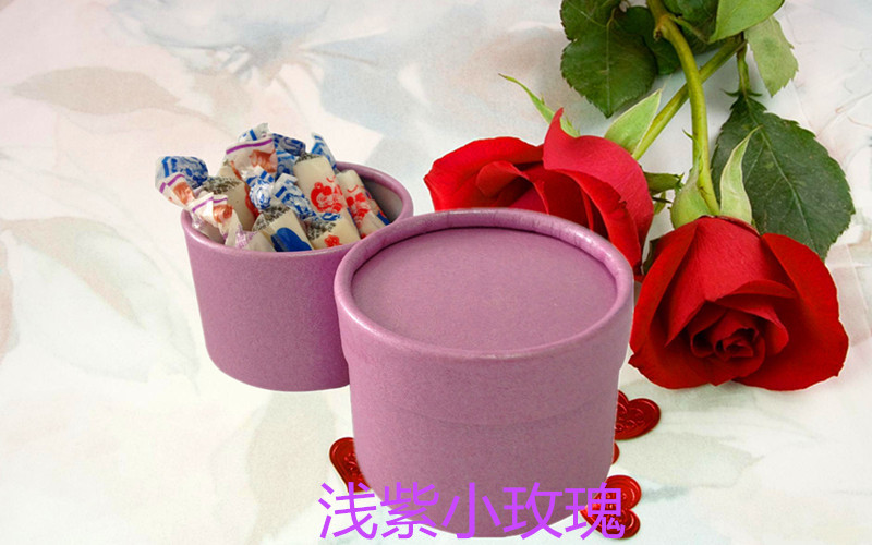 艷紫圓筒喜糖盒，婚慶用品，喜糖盒，圓筒喜糖盒，廠傢批發喜糖盒批發・進口・工廠・代買・代購