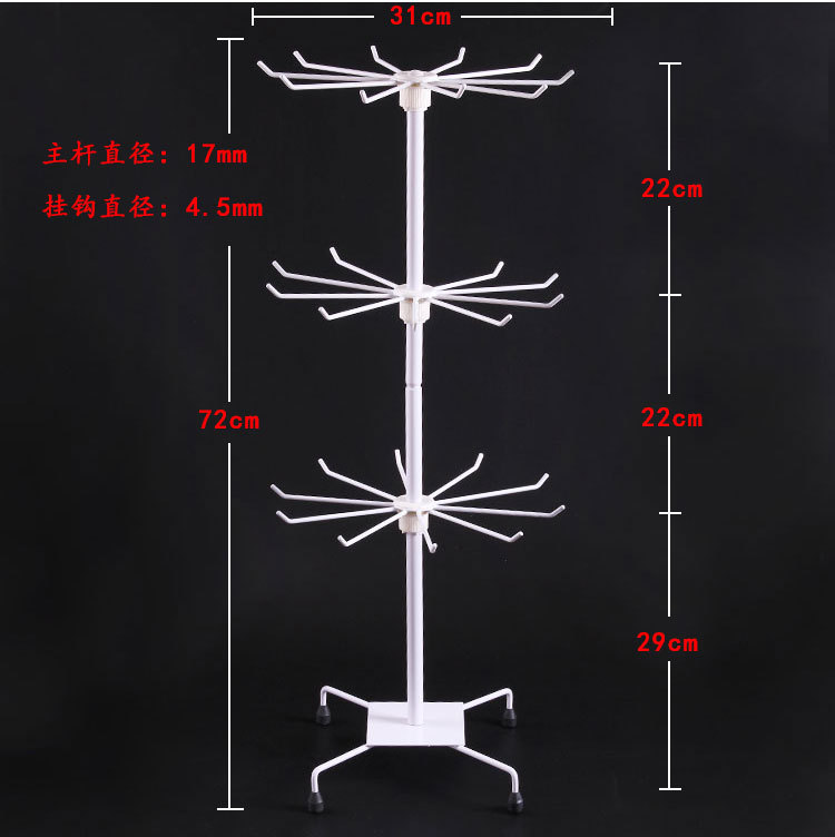 飾品展示架旋轉首飾展架項鏈展示架項鏈架子項鏈掛架耳環小飾品架工廠,批發,進口,代購