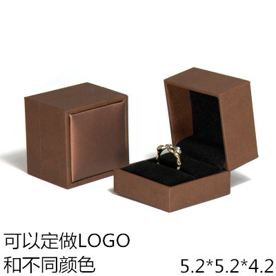 廠傢定做批發高檔植絨飾品盒首飾盒襟章盒戒指盒現貨5.2*5.1*4.2批發・進口・工廠・代買・代購