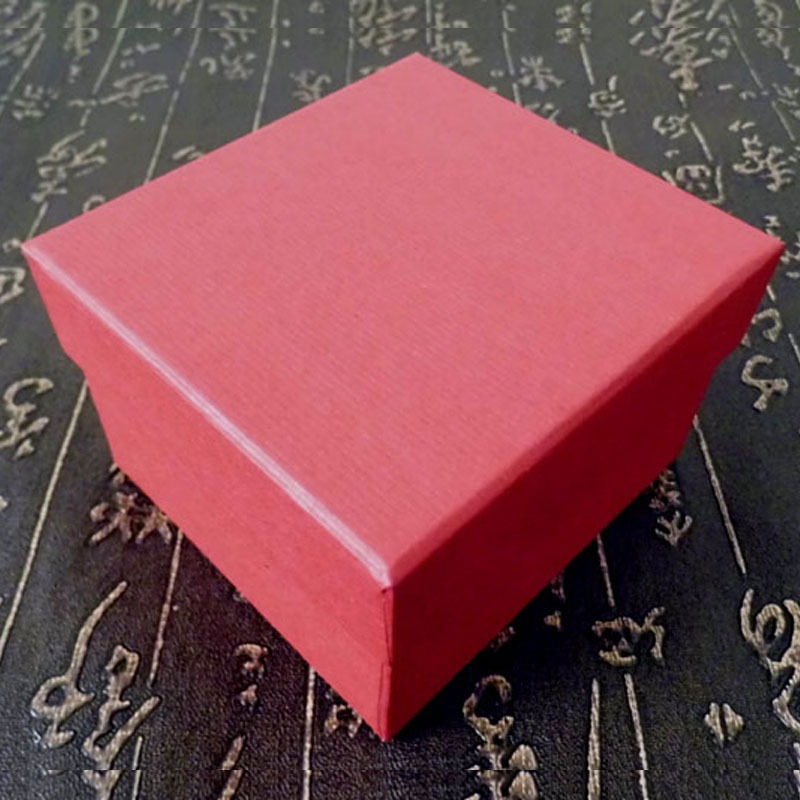 新款高質量硬紙板首飾盒 飾品禮品包裝盒 純紅色條紋手鐲手鏈盒批發・進口・工廠・代買・代購