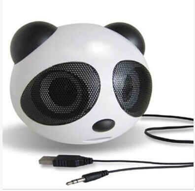 迷你電腦USB 2.0小音箱 可愛熊貓筆記本臺式電腦音箱 低音炮音響工廠,批發,進口,代購