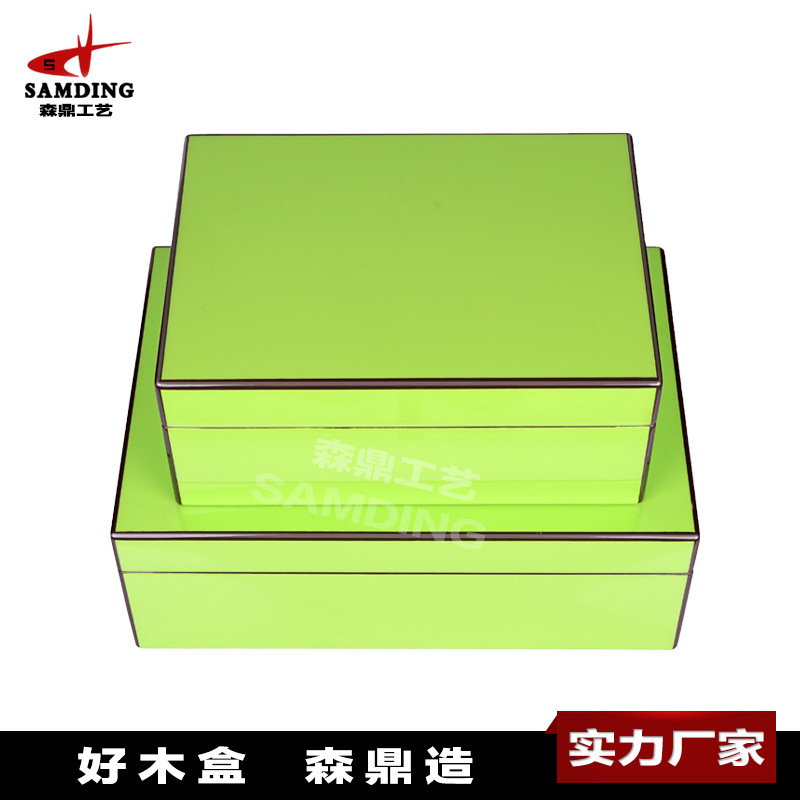 高光漆木盒單層木質珠寶首飾盒定做批發・進口・工廠・代買・代購