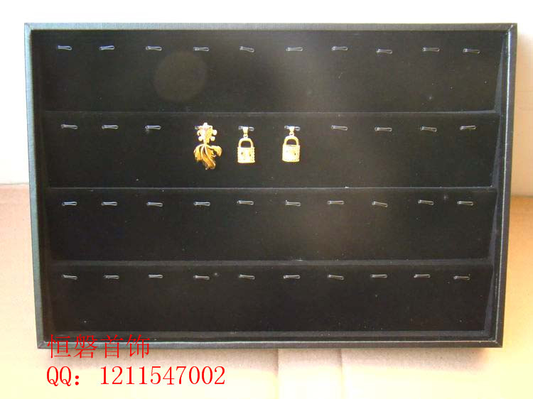 黃銅吊墜托盤 黑色40位托盤 飾品展示盒 不可以拆卸位置吊墜盒子批發・進口・工廠・代買・代購