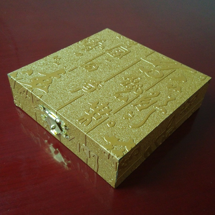 佛珠手串手鏈包裝盒 金色書法款廠傢直銷長期供應批發・進口・工廠・代買・代購