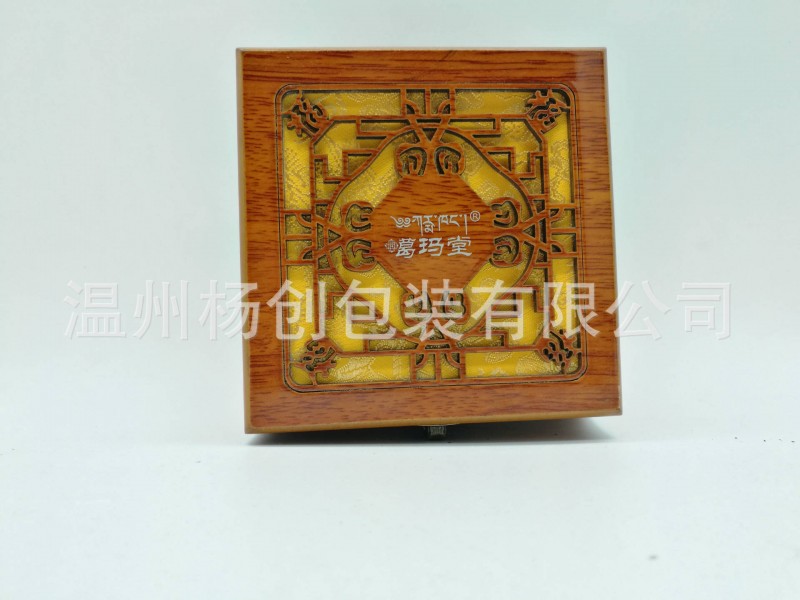 鏤空四方中國結窗花紋包裝木盒 適用於金銀玉器的包裝工廠,批發,進口,代購
