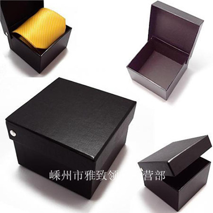 高端領帶盒 硬紙板黑色領帶盒 8cm10cm領帶包裝盒批發・進口・工廠・代買・代購