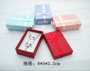 特價多用紅藍紫飾品收納首飾包裝盒項鏈盒吊墜盒戒指盒5x8x2.5cm批發・進口・工廠・代買・代購