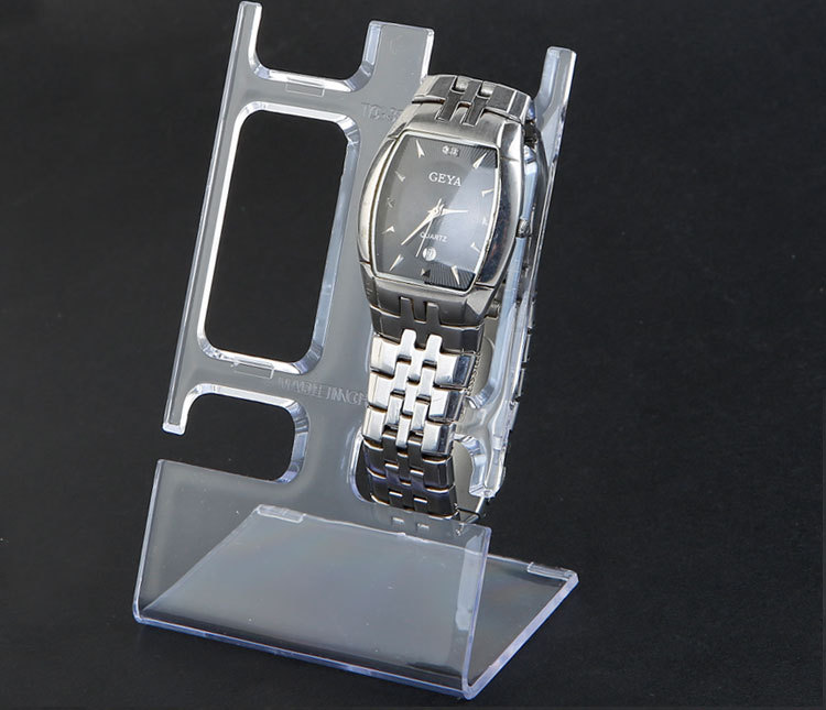 批發透明手錶展示架手錶架L形兩位手錶展示架手鏈展示手錶道具工廠,批發,進口,代購