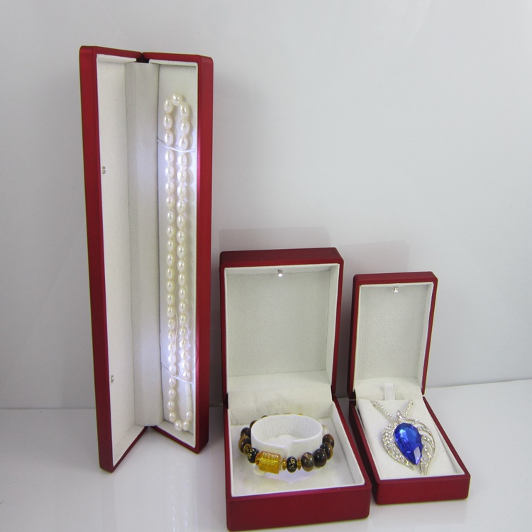 高檔LED發光鉆戒指盒歐式公主首飾盒珠寶盒項鏈手鏈吊墜手鐲盒子批發・進口・工廠・代買・代購