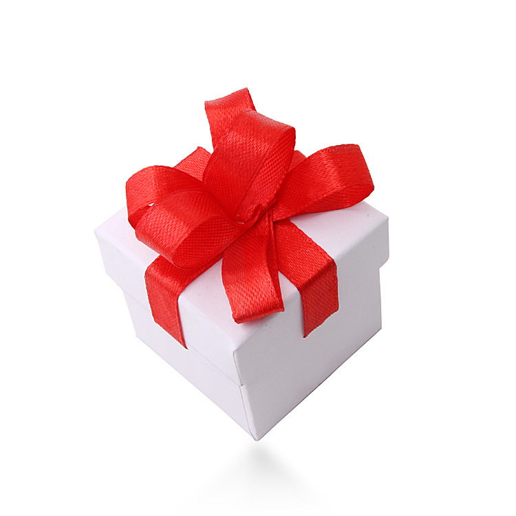 高檔禮盒批發禮品盒紅色絲帶蝴蝶結拉花白色禮品盒情人節禮物6069批發・進口・工廠・代買・代購