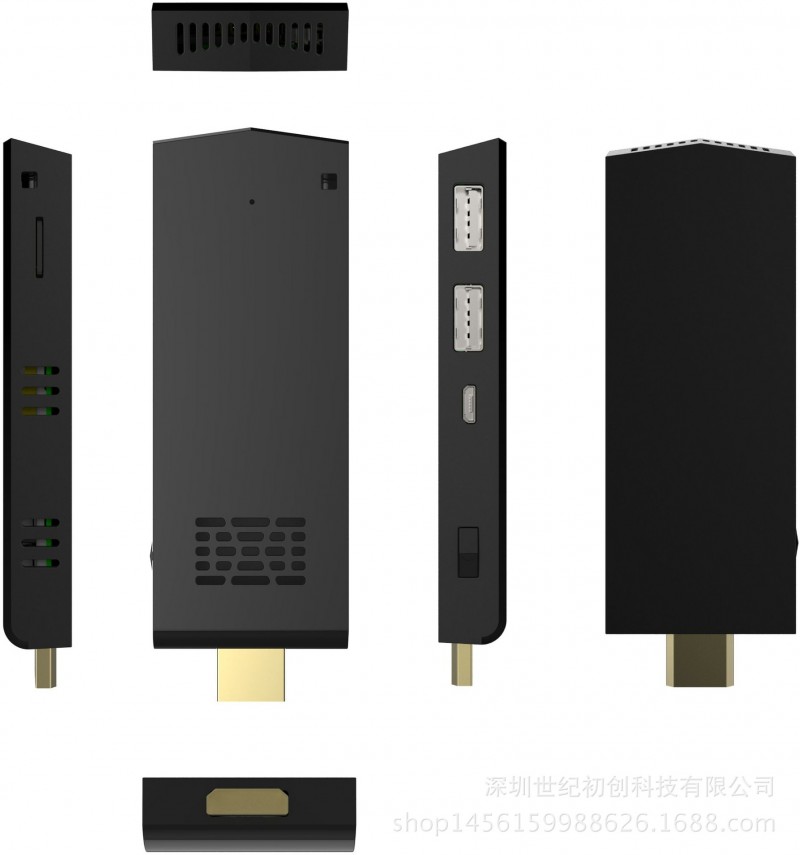 新款INTEL機頂盒W5雙系統智能網絡播放器無線電視盒安卓4.4TVbox批發・進口・工廠・代買・代購