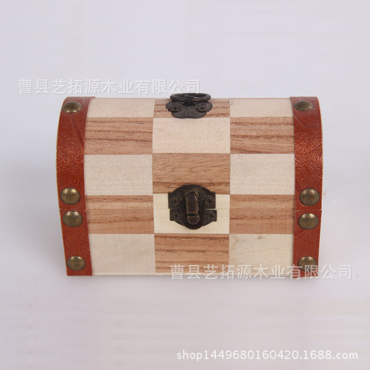 歐式復古首飾木盒創意拱形珠寶首飾收納箱子定做 精品木質首飾盒工廠,批發,進口,代購