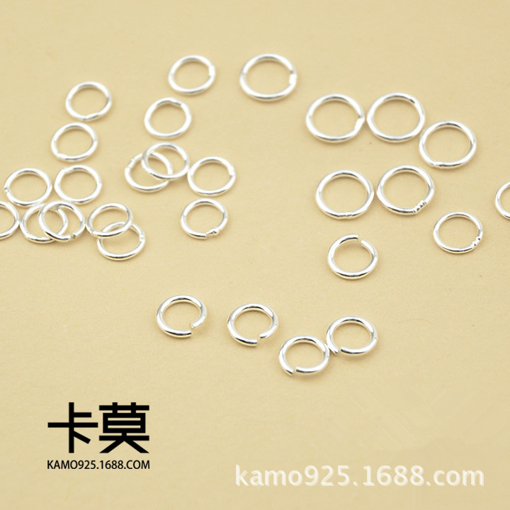 925純銀5mm~6mm開口/閉口圈 DIY手鏈項鏈飾品配件批發A0018工廠,批發,進口,代購