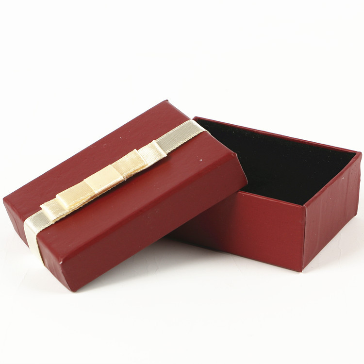 廠傢批發 純色小飾品盒子 高檔棉盒項鏈手鏈包裝盒 長方形禮盒013工廠,批發,進口,代購