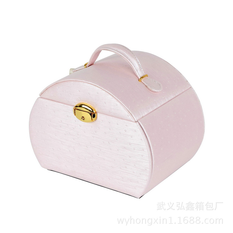 高檔首飾盒 歐式公主珠寶盒 化妝盒便攜式首飾收納盒 廠傢直銷工廠,批發,進口,代購