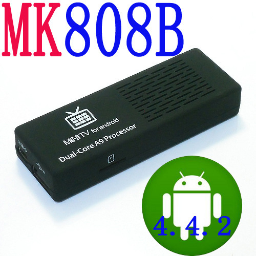 MK808B穩定網絡機頂盒 8G閃存安卓4.4內置藍牙RK3066高清播放器批發・進口・工廠・代買・代購