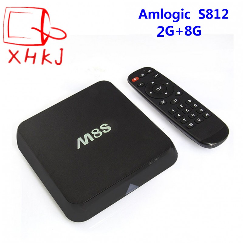 m8s tv box四核安卓網絡播放器 電視機頂盒 無線WiFi 藍牙 S812工廠,批發,進口,代購