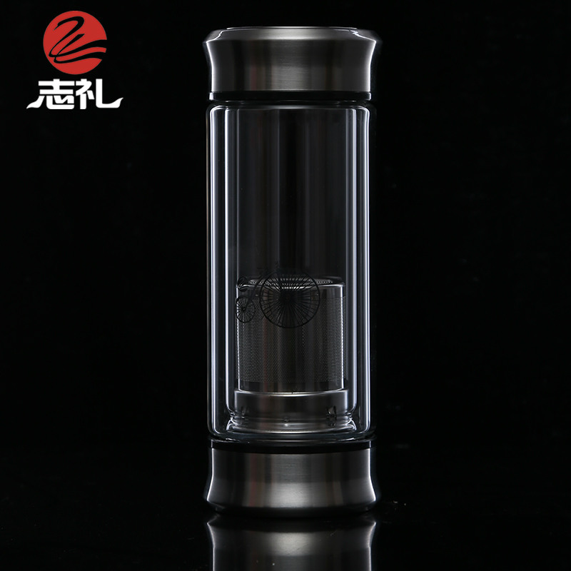 批發創意保溫辦公玻璃茶杯 新款水晶杯茶具 杯子禮品個性LOGO定製批發・進口・工廠・代買・代購