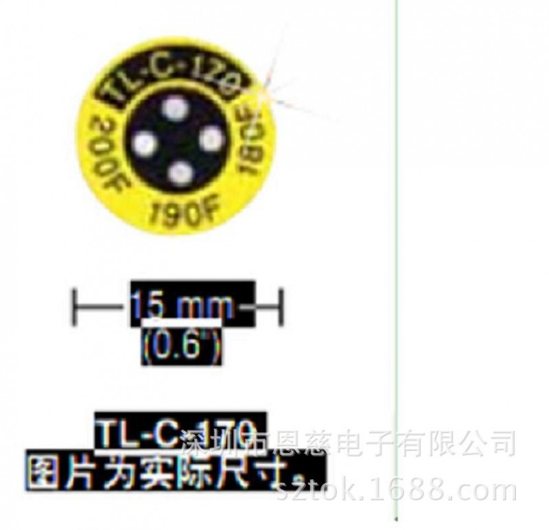 進口正品TL-C-170溫度試紙 美國OMEGA溫度測試紙 TL-C-170測溫紙工廠,批發,進口,代購