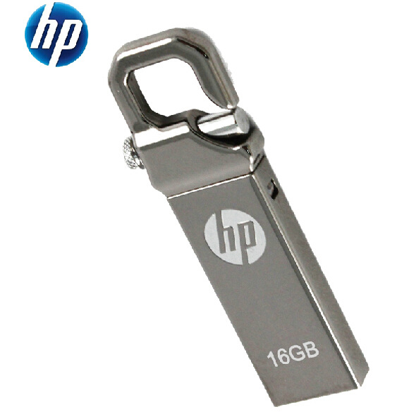 HP/惠普 v250w虎克盤隨身碟 8g金屬防水隨身碟 定製LOGO 16g商務禮品隨身碟工廠,批發,進口,代購