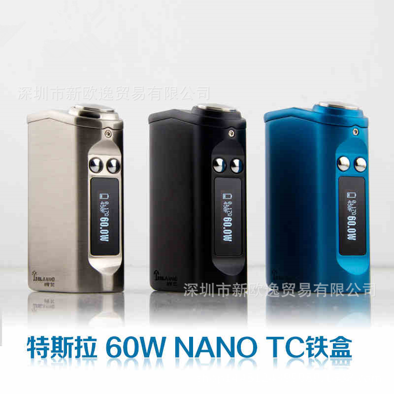 特斯拉NANO 60W TC溫控鸚鵡螺戒煙替煙電子蒸汽煙套裝工廠,批發,進口,代購