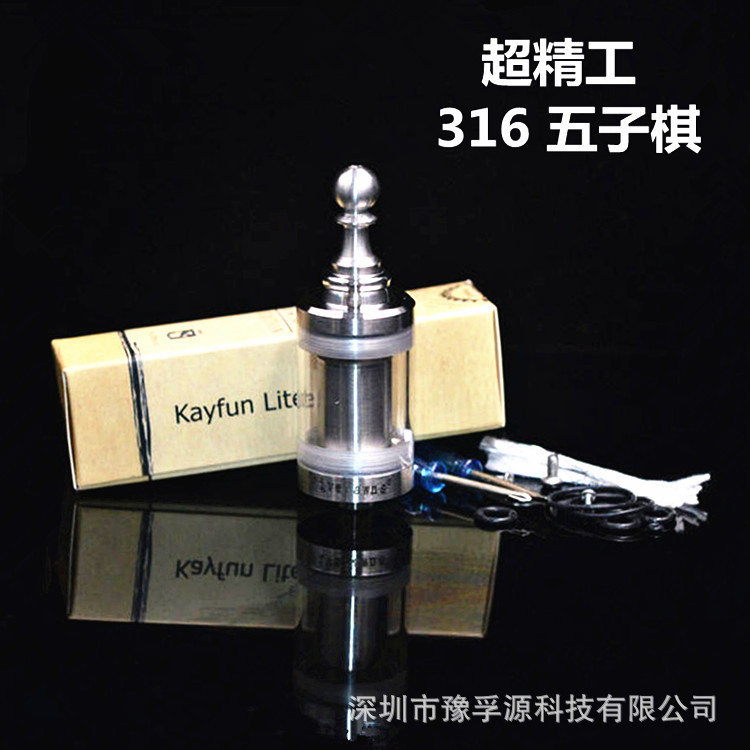 超精工316五子棋霧化器 Kayfun Lite Five Pawns 不銹鋼 KFLV2工廠,批發,進口,代購