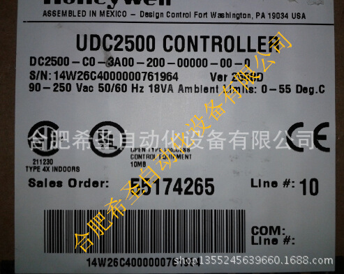 霍尼韋爾DC2500-C0-3A00-200-00000-00-0溫控器工廠,批發,進口,代購