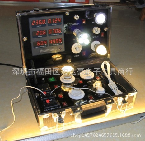 手提式LED節能燈展示箱 功率測試箱 對比燈箱3521-6P 燈具檢測機批發・進口・工廠・代買・代購