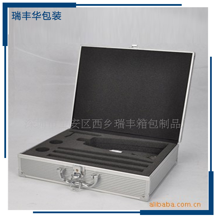 深圳瑞豐華熱銷 手提式 鋁合金精密機器箱 鋁合金邊框工具箱工廠,批發,進口,代購