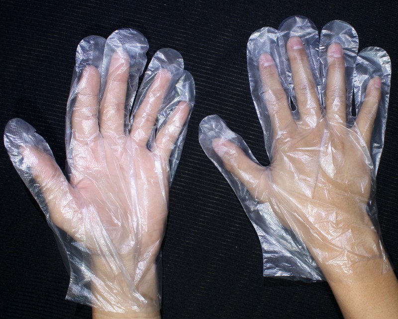 【廠傢直銷批發】一次性pe手套薄膜食品衛生手套透明優質塑料手套批發・進口・工廠・代買・代購
