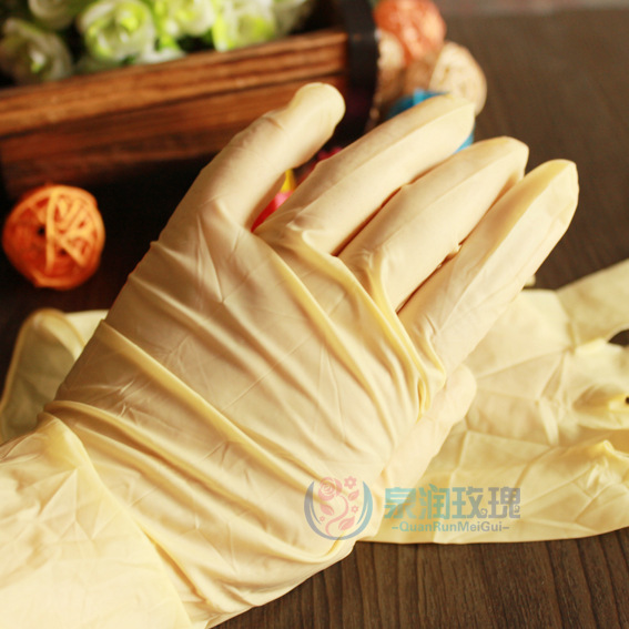 一次性乳膠手套1雙 不掉粉 優質手套 實驗室專用 做皂必備工廠,批發,進口,代購