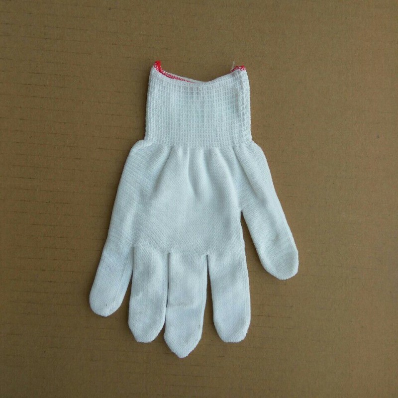 13針尼龍手套白色 線手套薄款 防靜電無塵工作工業工廠,批發,進口,代購