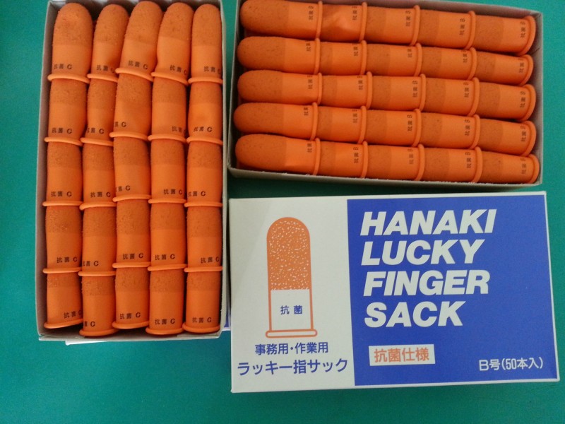 HANAKI LUCKY抗菌手指套 ,サントウ指サック工廠,批發,進口,代購