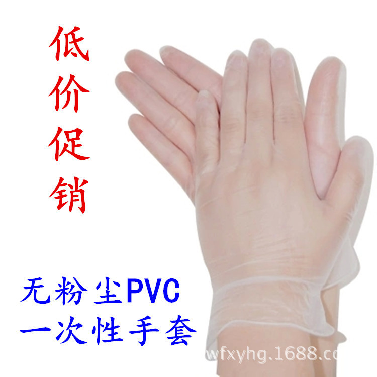 無粉PVC手套,PVC手套,一次性手套,透明手套 一袋(100隻）批發・進口・工廠・代買・代購