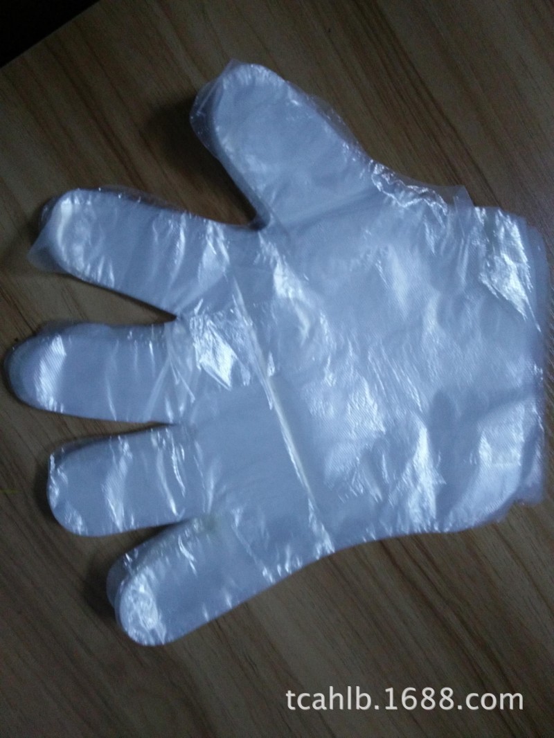 一次性pe手套透明一次性衛生手套一次性塑料手套0.7克廠傢直銷批發・進口・工廠・代買・代購