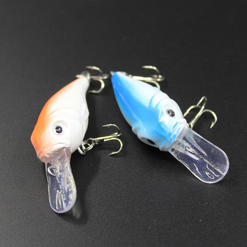 【直銷】品質好雙色搖滾胖子假餌/仿生餌海釣5cm6g路亞魚餌批發批發・進口・工廠・代買・代購