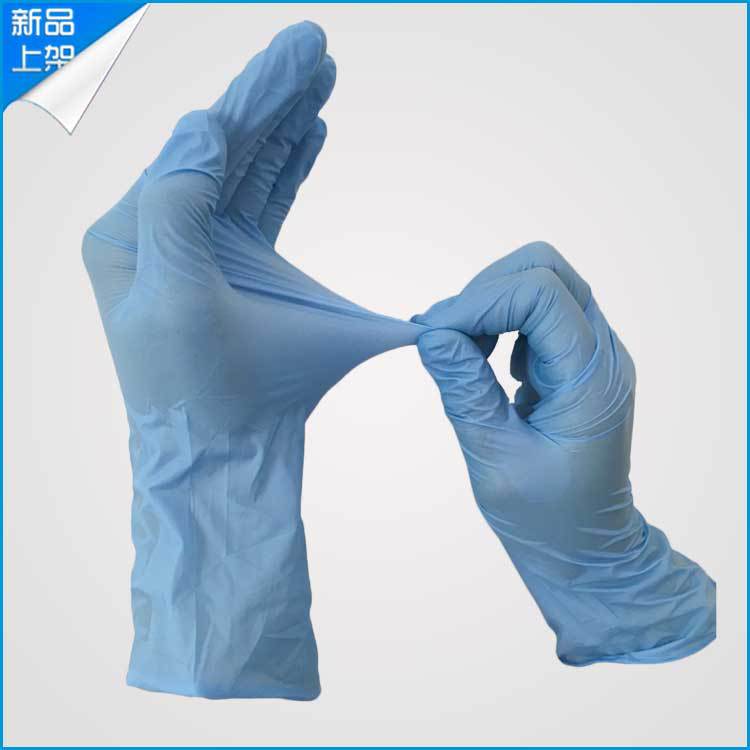 定製批發藍色丁腈手套 供應一次性防塵污靜電防護手套批發・進口・工廠・代買・代購