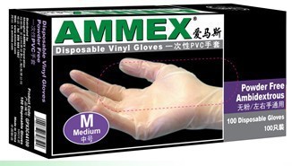正品美國AMMEX愛馬斯手套GPX3X一次性PVC手套食品加工手套批發批發・進口・工廠・代買・代購