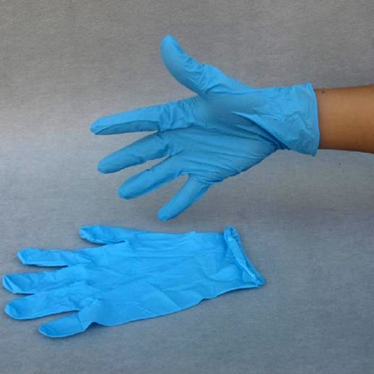 廠傢批發 藍色丁腈手套 一次性手套 防靜電手套 勞保手套工廠,批發,進口,代購
