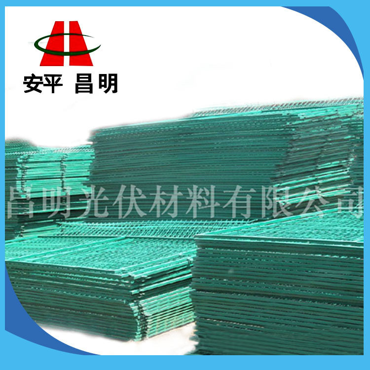 生產銷售1.8*3.0米綠色浸塑PVC高速護欄網 高速隔離柵工廠,批發,進口,代購