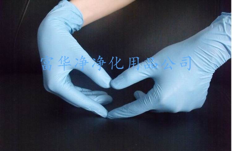 一次性9寸丁腈手套有無粉全麻麵丁晴淺藍色SML食品級檢查工業手套工廠,批發,進口,代購