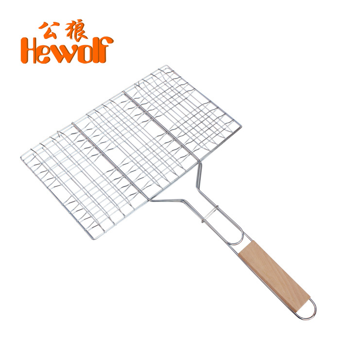 Hewolf/公狼1297燒烤用具燒烤工具燒烤網燒烤夾子燒烤用品工廠,批發,進口,代購