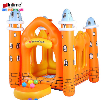 盈泰快樂時光充氣城堡兒童樂園 大型充氣玩具城堡淘氣堡送波波球工廠,批發,進口,代購