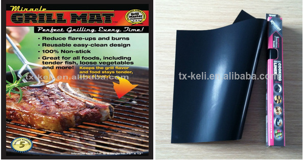 工廠大促包郵 Grill & bake mat 不黏耐高溫bbq戶外創意燒烤墊工廠,批發,進口,代購